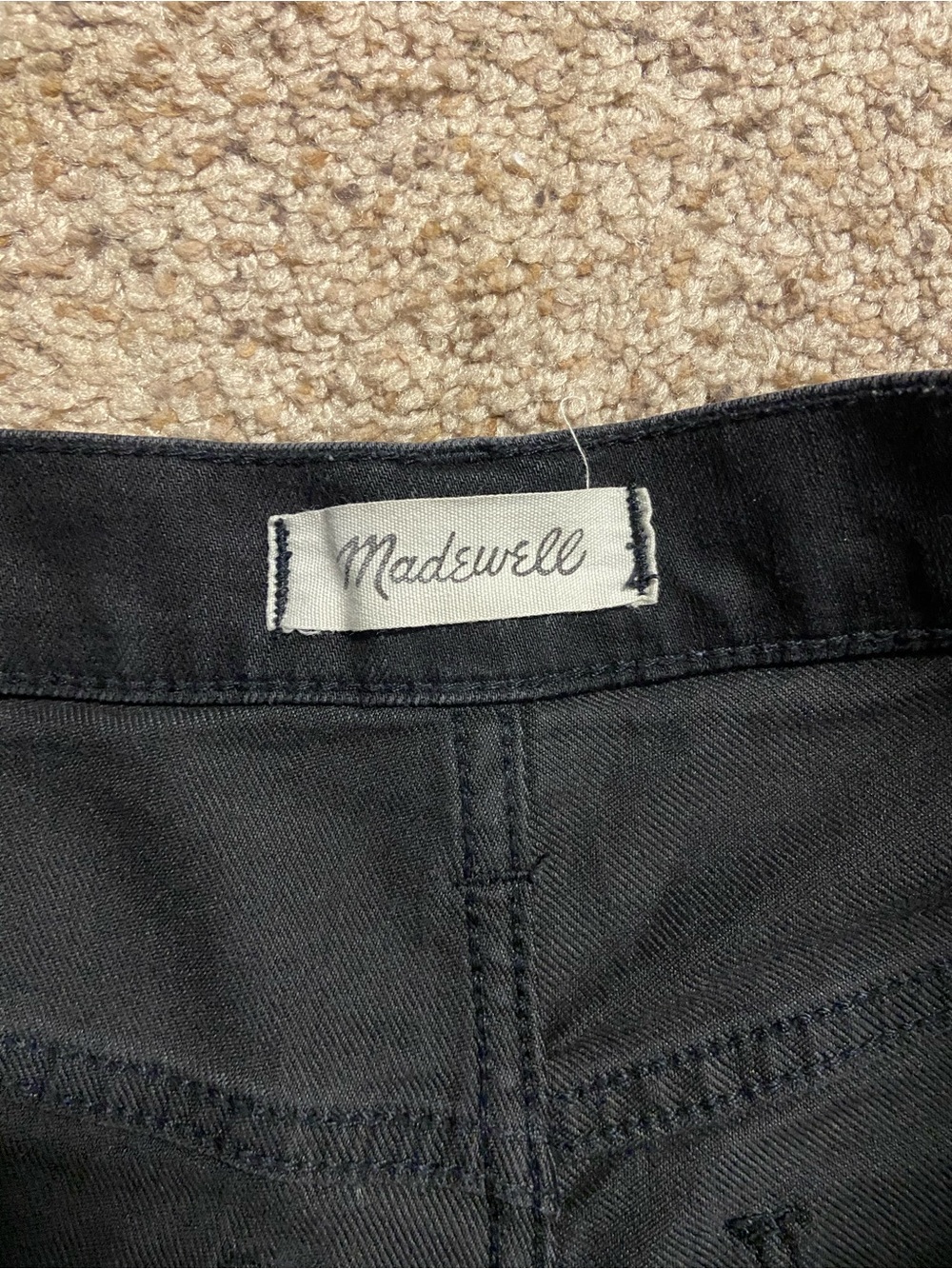 Madewell Jeans Women Size 28 Black Slim Wide-Leg Crop Cropped Denim - Picture 5 of 7